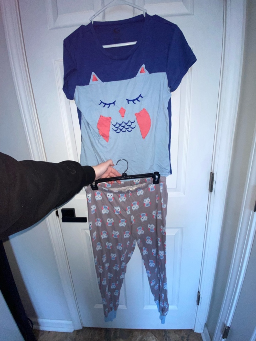 Women’s Large PJ Couture Pajama Set Owl